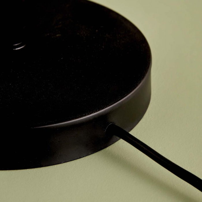 Opviq Lámpara de Mesa AYD-3420 Blanco y Negro